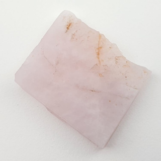 Pink quartz cut raw 28x24 mm No 4