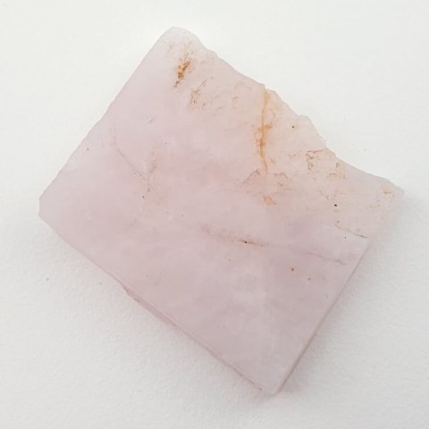 Pink quartz cut raw 28x24 mm No 4 Pink quartz cut raw 28x24 mm No 4