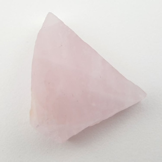 Pink quartz cut raw 28x24 mm No 89