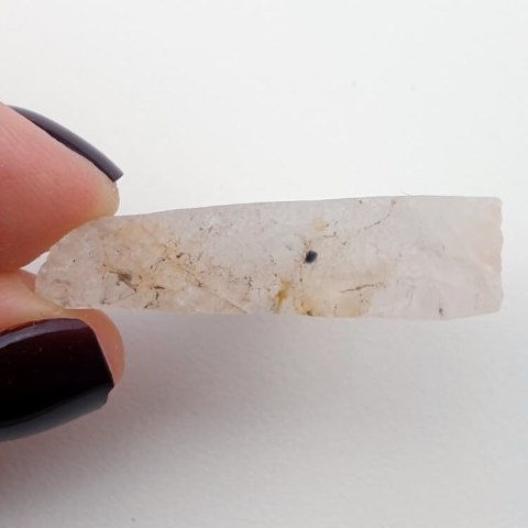 Pink quartz cut raw 28x26 mm No 59 Pink quartz cut raw 28x26 mm No 59