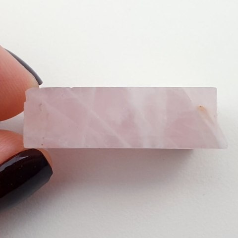 Rose quartz cut raw 29x16 mm No 43 Rose quartz cut raw 29x16 mm No 43