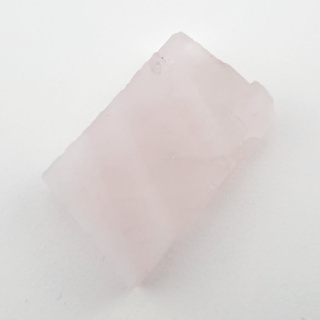 Pink quartz cut raw 33x19 mm No 42