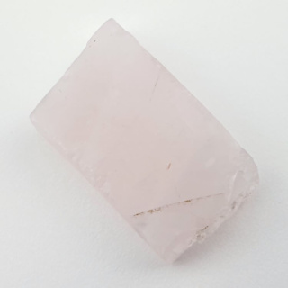 Pink quartz cut raw 33x19 mm No 42