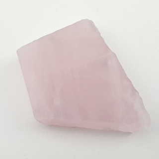 Pink quartz cut raw 35x26 mm No. 57