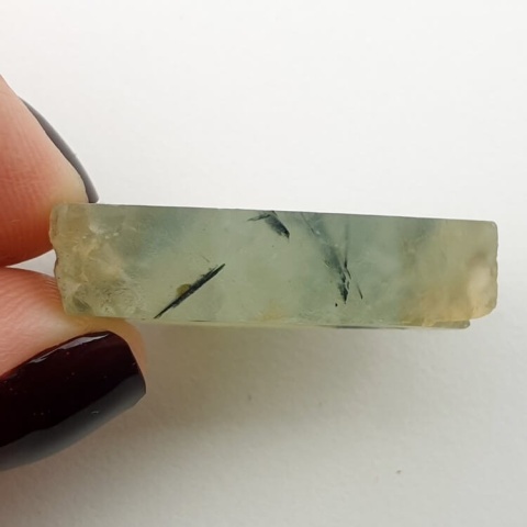 Prehnite cut raw 26x20 mm No 84 Prehnite cut raw 26x20 mm No 84