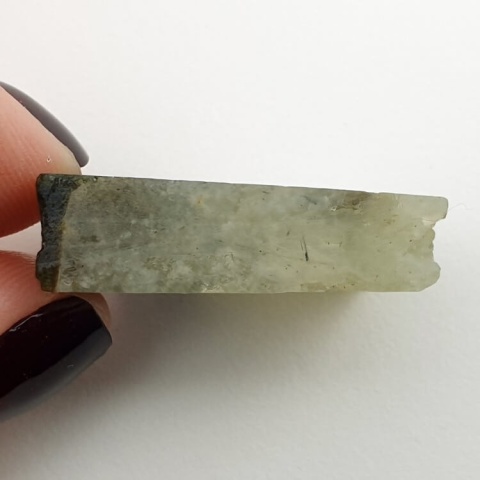 Prehnite cut raw 28x17 mm No 87 Prehnite cut raw 28x17 mm No 87