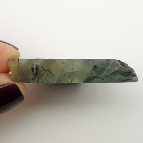 Prehnite cut raw 33x19 mm No 95 Prehnite cut raw 33x19 mm No 95