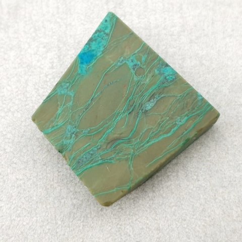 Chryzokola cięta surowa 23x21 mm nr 84 Chryzokola cięta surowa 23x21 mm nr 84