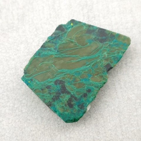 Chryzokola cięta surowa 24x17 mm nr 71 Chryzokola cięta surowa 24x17 mm nr 71