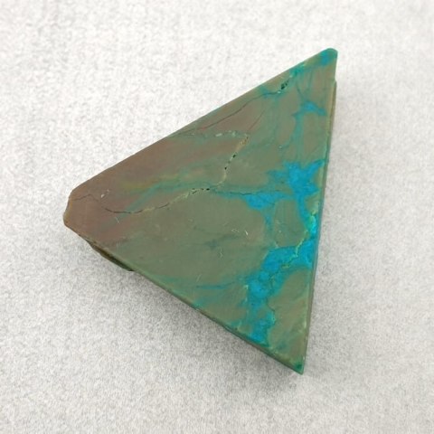 Cut chrysocolla raw 24x23 mm No 35 Cut chrysocolla raw 24x23 mm No 35