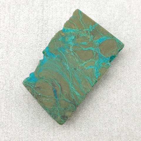Cut chrysocolla raw 26x16 mm No 22 Cut chrysocolla raw 26x16 mm No 22