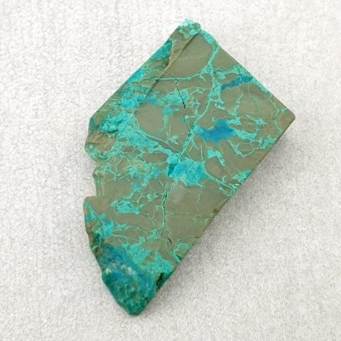 Cut chrysocolla raw 29x20 mm No 23 Cut chrysocolla raw 29x20 mm No 23