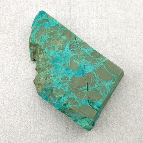 Cut chrysocolla raw 29x20 mm No 23 Cut chrysocolla raw 29x20 mm No 23