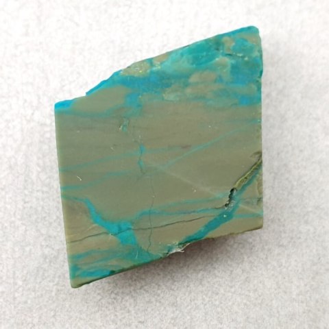 Chrysocolla cut raw 30x19 mm No 18 Chrysocolla cut raw 30x19 mm No 18