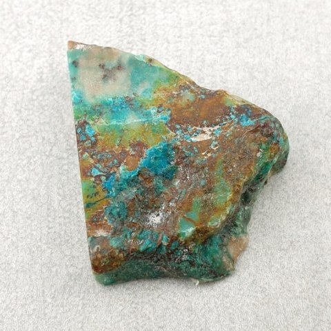 Chryzokola z azurytem cięta surowa 26x22 mm nr 24 Chryzokola z azurytem cięta surowa 26x22 mm nr 24