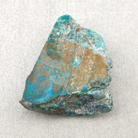 Chrysocolla with azurite cut raw 28x24 mm No 56 Chrysocolla with azurite cut raw 28x24 mm No 56