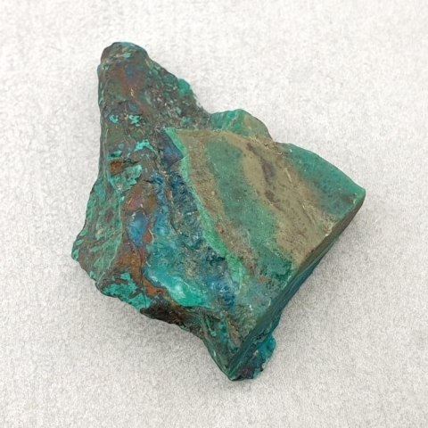 Chrysocolla with azurite cut raw 29x23 mm no 76 Chrysocolla with azurite cut raw 29x23 mm no 76