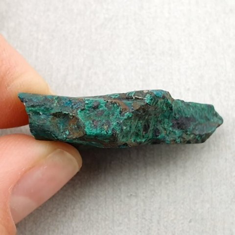 Chrysocolla with azurite cut raw 29x23 mm no 76 Chrysocolla with azurite cut raw 29x23 mm no 76
