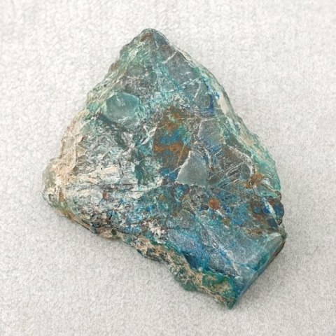 Chryzokola z azurytem cięta surowa 30x24 mm nr 11 Chryzokola z azurytem cięta surowa 30x24 mm nr 11