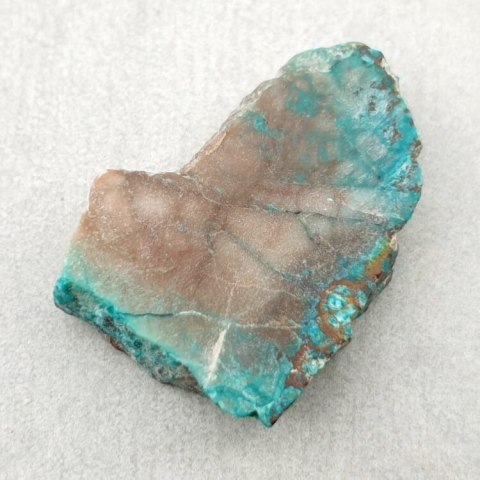 Chrysocolla with azurite cut raw 31x23 mm No 47 Chrysocolla with azurite cut raw 31x23 mm No 47