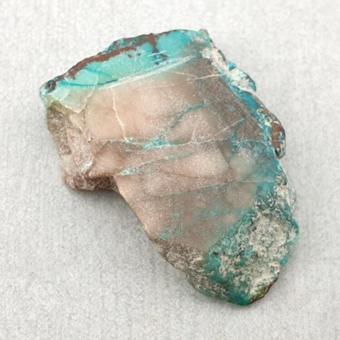 Chrysocolla with azurite cut raw 31x23 mm No 47 Chrysocolla with azurite cut raw 31x23 mm No 47