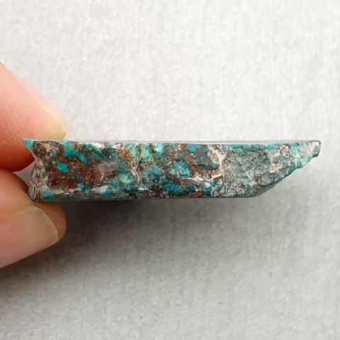 Chrysocolla with azurite cut raw 31x23 mm No 47 Chrysocolla with azurite cut raw 31x23 mm No 47