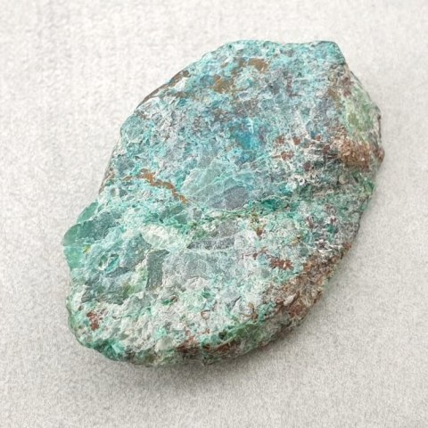 Chryzokola z azurytem cięta surowa 32x22 mm nr 21 Chryzokola z azurytem cięta surowa 32x22 mm nr 21