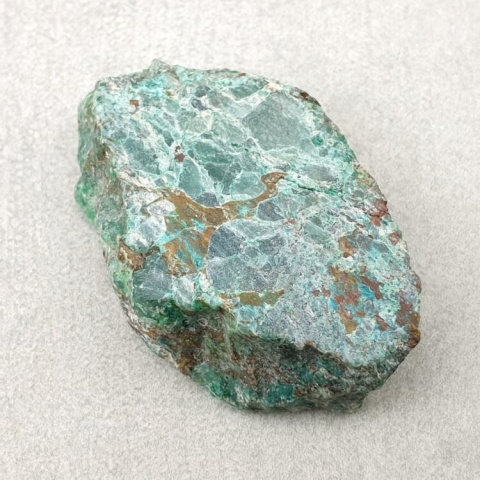 Chryzokola z azurytem cięta surowa 32x22 mm nr 21 Chryzokola z azurytem cięta surowa 32x22 mm nr 21