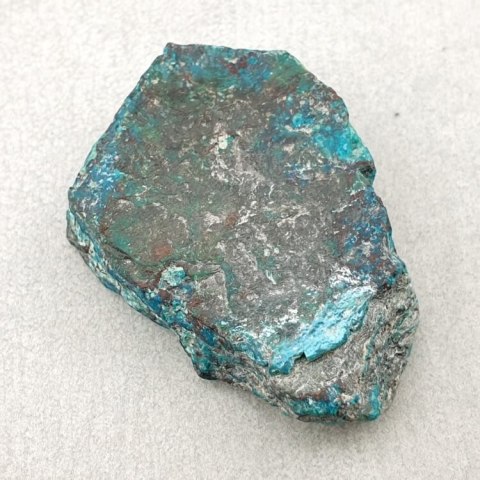 Chryzokola z azurytem cięta surowa 35x25 mm nr 58 Chryzokola z azurytem cięta surowa 35x25 mm nr 58