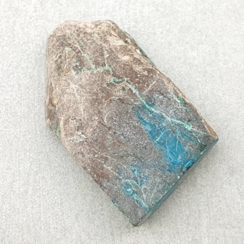 Chrysocolla with azurite cut raw 36x23 mm No 48 Chrysocolla with azurite cut raw 36x23 mm No 48