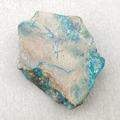 Chrysocolla with azurite cut raw 36x28 mm No 70 Chrysocolla with azurite cut raw 36x28 mm No 70