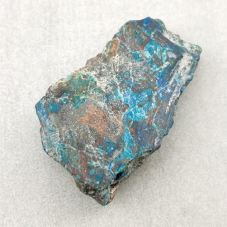 Chrysocolla with azurite cut raw 37x23 mm No 12