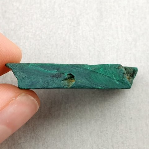 Malachite cut raw 34x22 mm No 4 Malachite cut raw 34x22 mm No 4