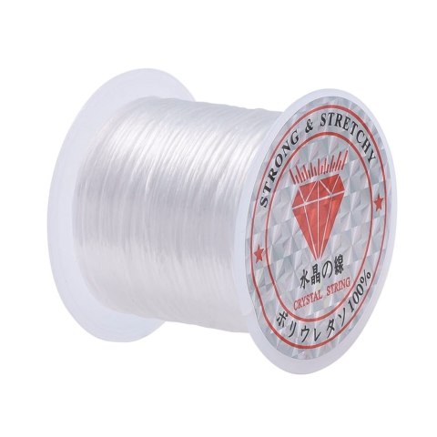 Silicone elastic string flat 0.8 mm spool Silicone elastic string flat 0.8 mm spool