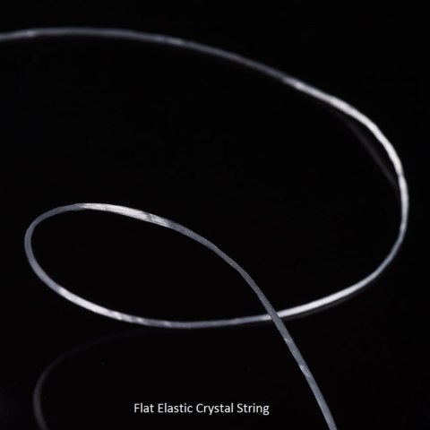 Silicone elastic string flat 0.8 mm spool Silicone elastic string flat 0.8 mm spool