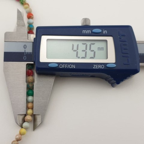Jaspis cesarski mix kolor kula 4 mm sznur Jaspis cesarski mix kolor kula 4 mm sznur