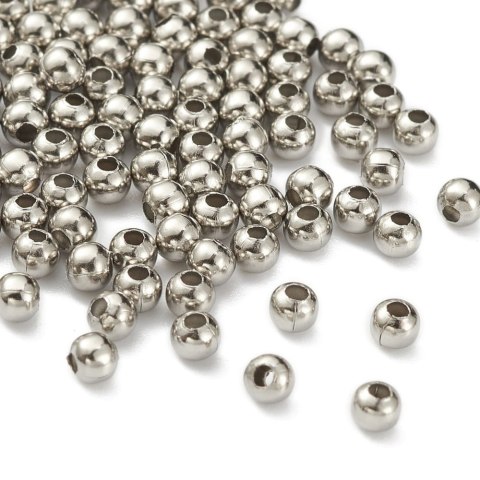 Kulka przekładka stal chirurgiczna 3 mm 10 szt Kulka przekładka stal chirurgiczna 3 mm 10 szt
