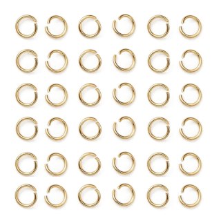 Ogniwo stal chirurgiczna 3 x 0,4 mm pozłacane 10 szt