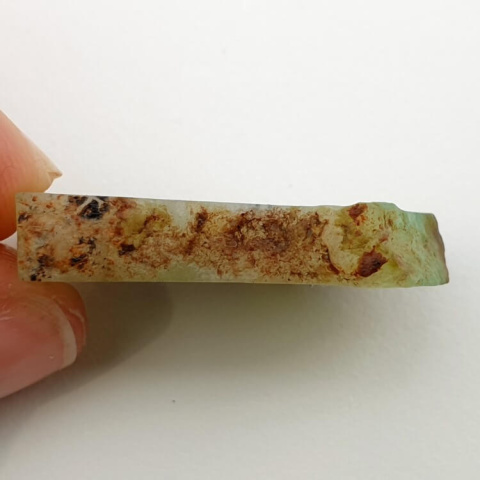 Chrysoprase cut raw 28x18 mm No 35 Chrysoprase cut raw 28x18 mm No 35