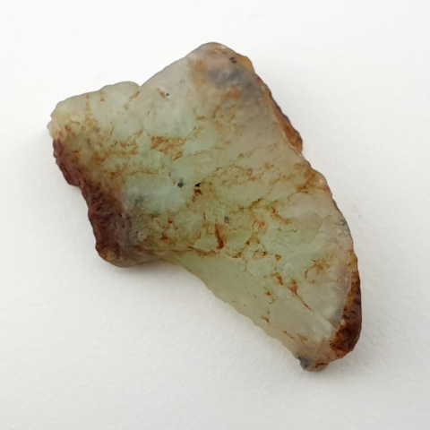 Chryzopraz cięty surowy 29x20 mm nr 80 Chryzopraz cięty surowy 29x20 mm nr 80