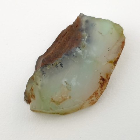 Chryzopraz cięty surowy 32x19 mm nr 29 Chryzopraz cięty surowy 32x19 mm nr 29