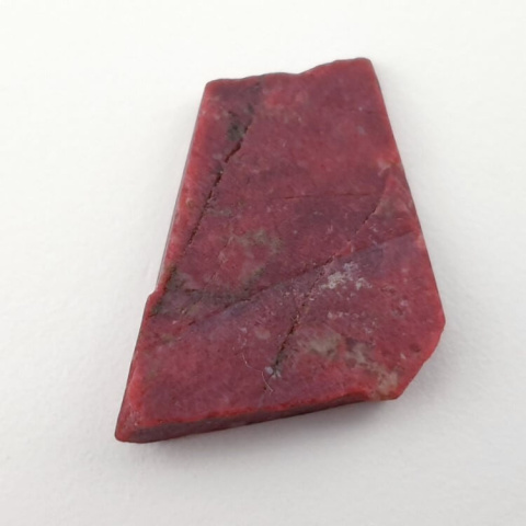 Thulite cut raw 22x21 mm No 61 Thulite cut raw 22x21 mm No 61