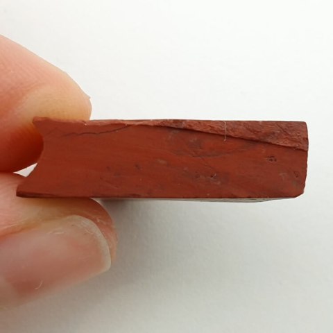 Jaspis czerwony cięty surowy 24x22 mm nr 45 Jaspis czerwony cięty surowy 24x22 mm nr 45