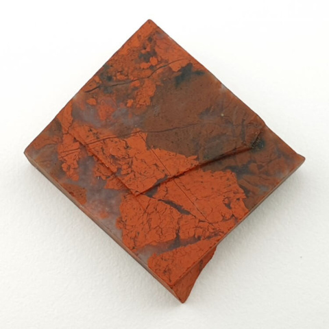 Red jasper cut raw 25x22 mm No 58 Red jasper cut raw 25x22 mm No 58