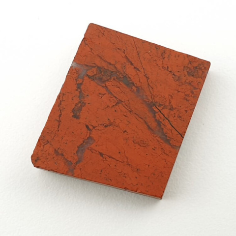 Jaspis czerwony cięty surowy 26x21 mm nr 47 Jaspis czerwony cięty surowy 26x21 mm nr 47