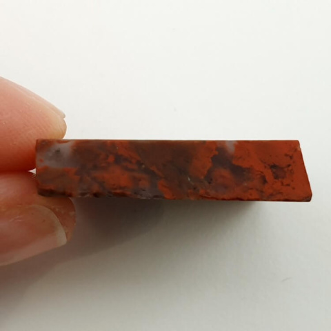 Red jasper cut raw 26x24 mm No. 50 Red jasper cut raw 26x24 mm No. 50