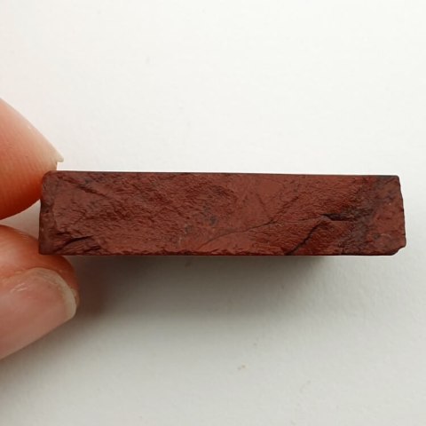 Jaspis czerwony cięty surowy 29x14 mm nr 71 Jaspis czerwony cięty surowy 29x14 mm nr 71