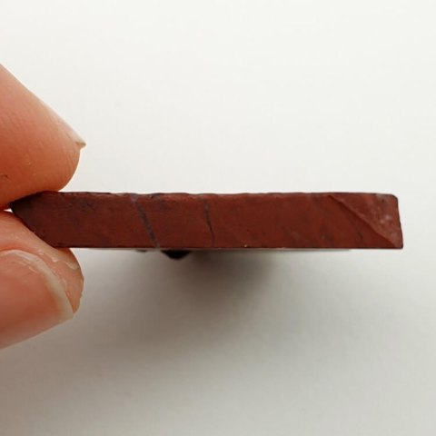 Red jasper cut raw 30x23 mm No 9 Red jasper cut raw 30x23 mm No 9