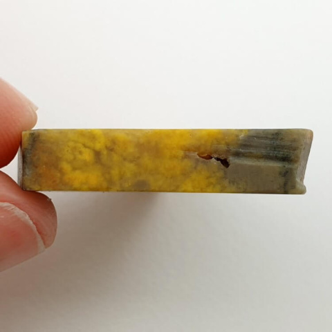 Bumblebee jasper cut raw 27x24 mm No 19 Bumblebee jasper cut raw 27x24 mm No 19