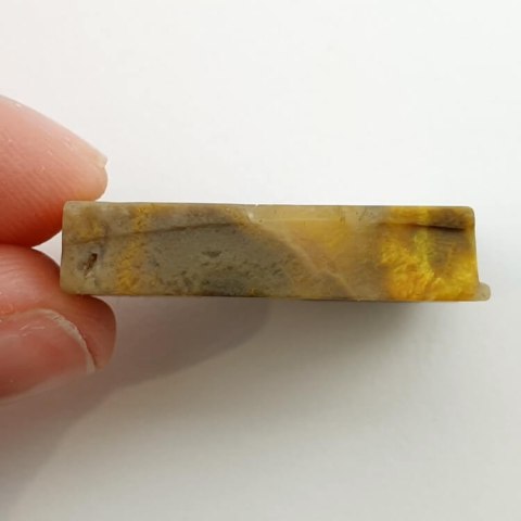 Bumblebee jasper cut raw 28x23 mm No 21 Bumblebee jasper cut raw 28x23 mm No 21